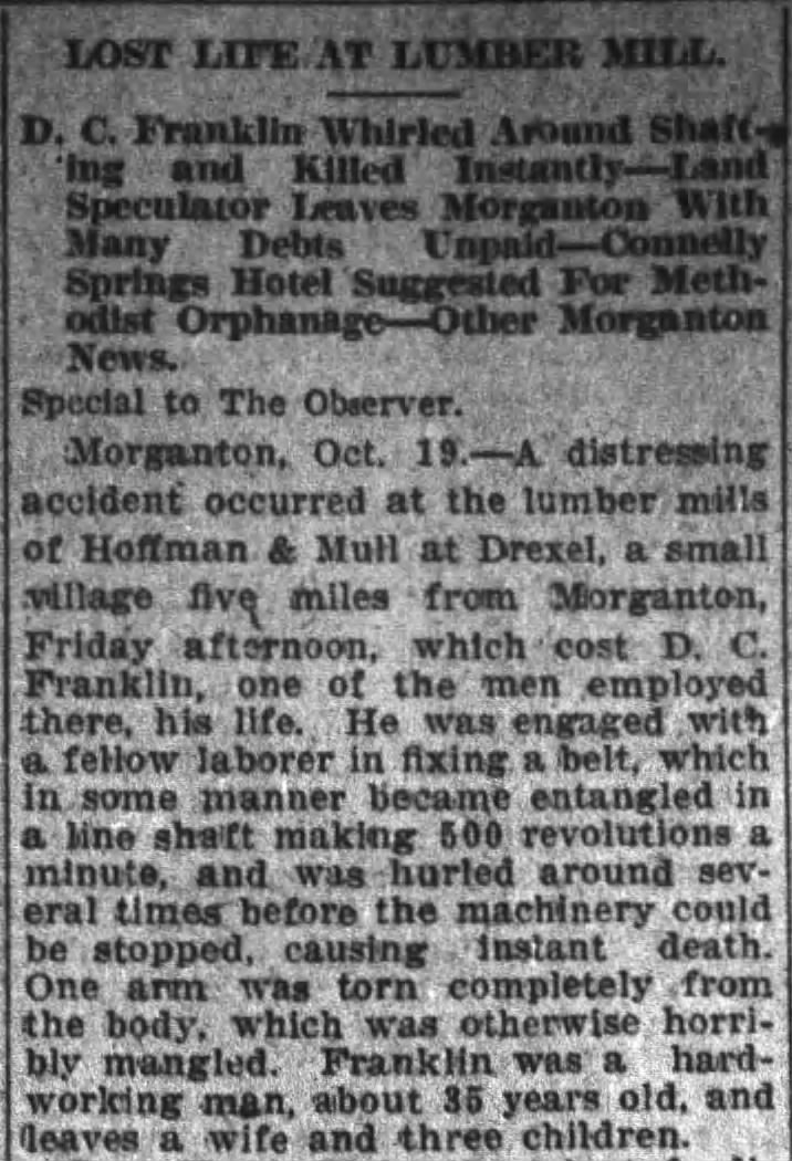 The Charlotte Observer - 20 October 1907