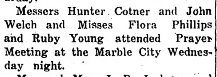 Hunter Cotner
Jul 27, 1928
The Democrat American