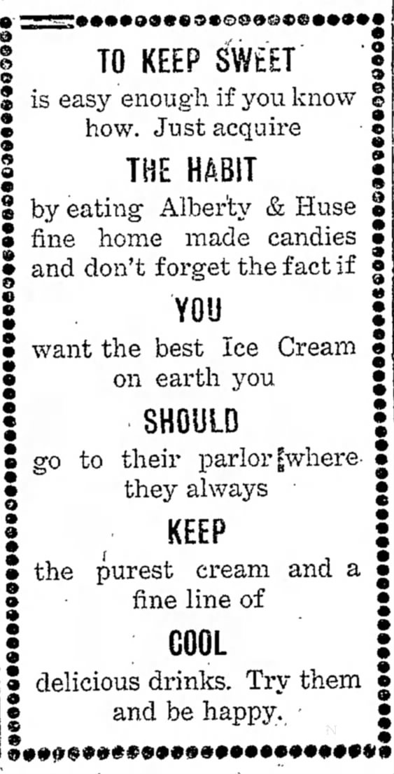Alberty & Husse
July 2, 1907