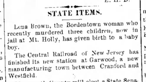 Garwood station, October 28, 1892