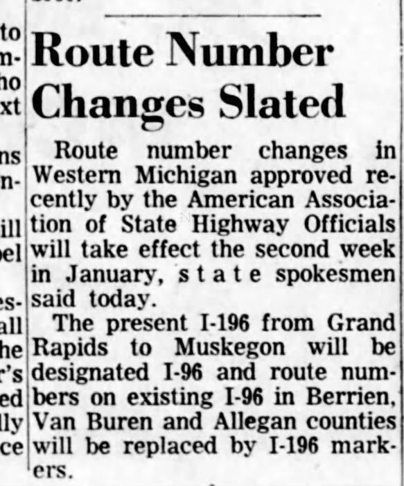 I-196, December 12, 1963
