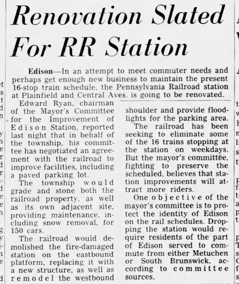Edison station, May 15, 1963