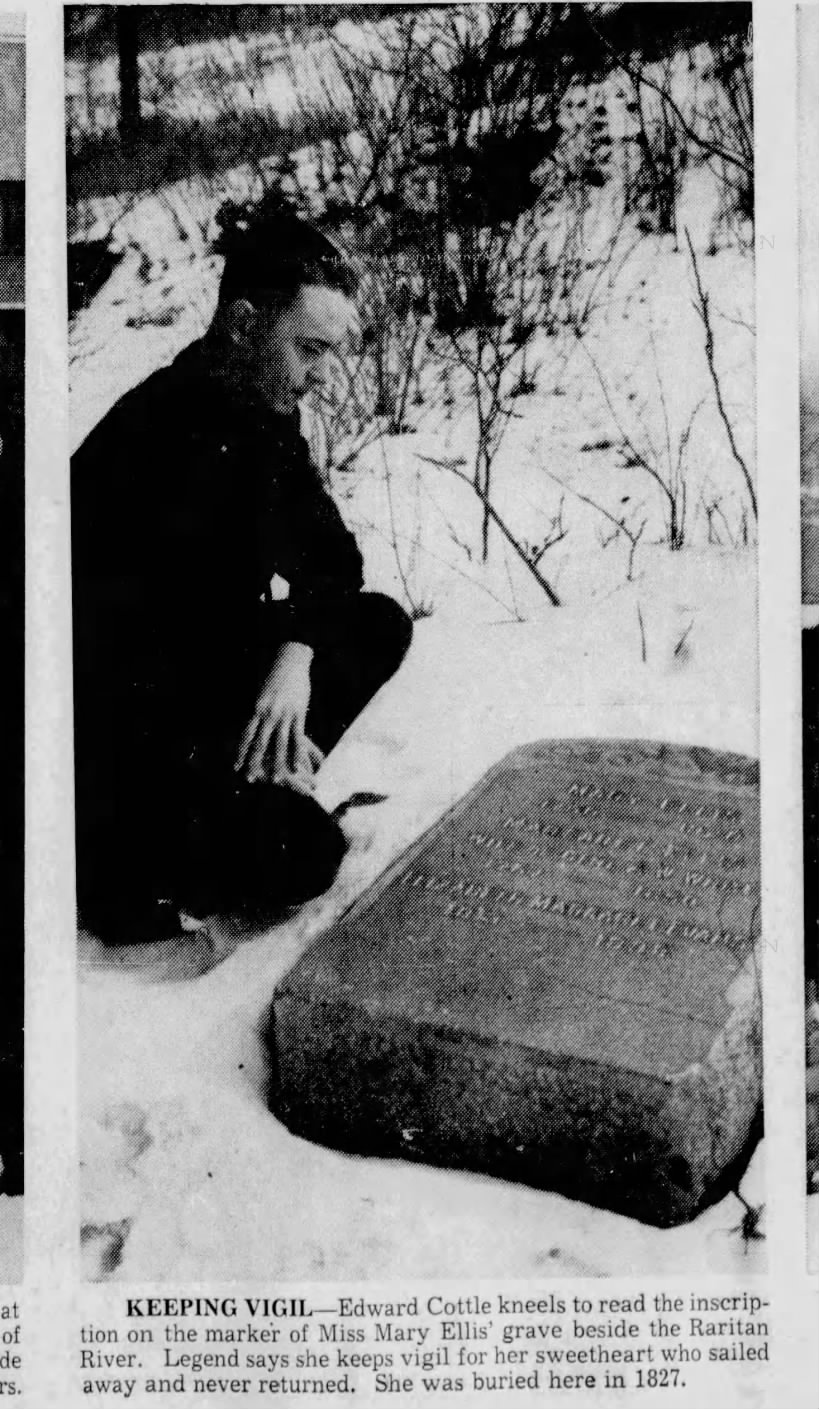 Mary Ellis grave, March 1, 1964