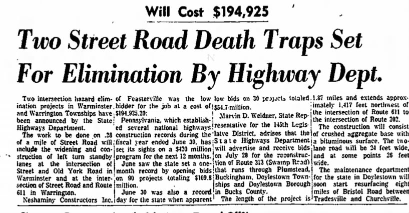 PA 132 death traps, July 6, 1967