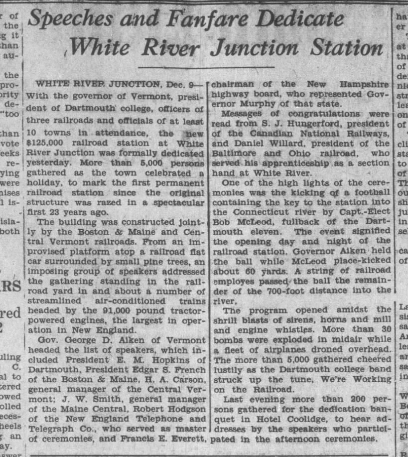 WRJ station, December 9, 1937