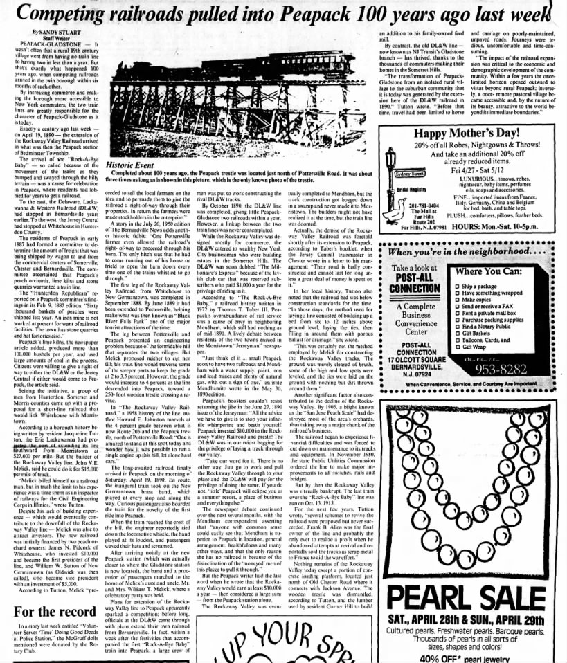 Peapack/Gladstone, April 26, 1990