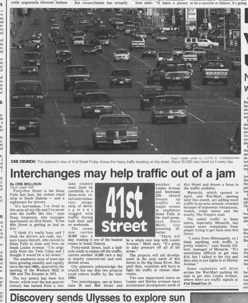 Interchanges may help traffic out of a jam