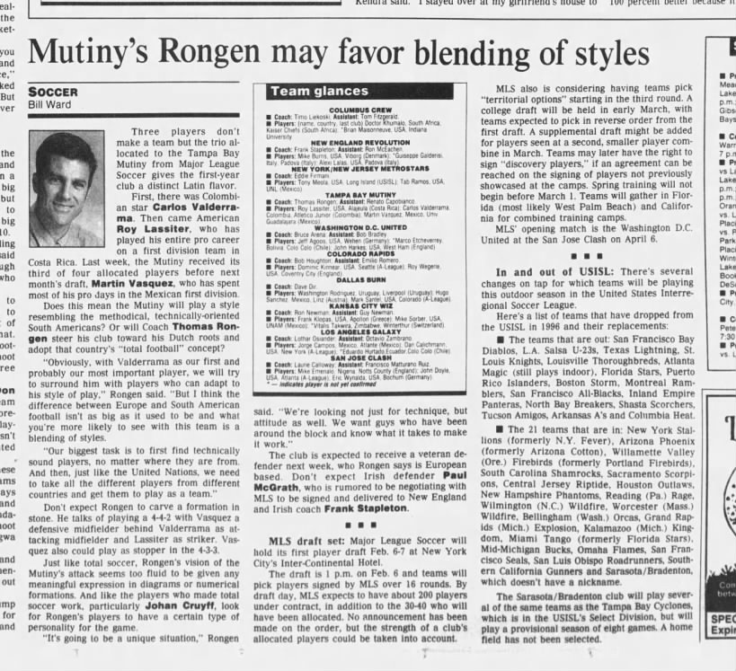 Mutiny's Rongen may favor blending of styles