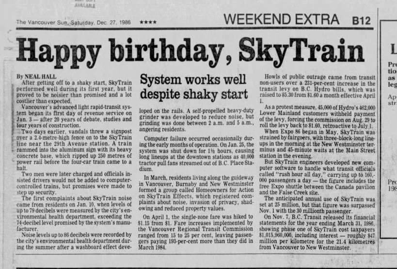 Happy birthday, SkyTrain