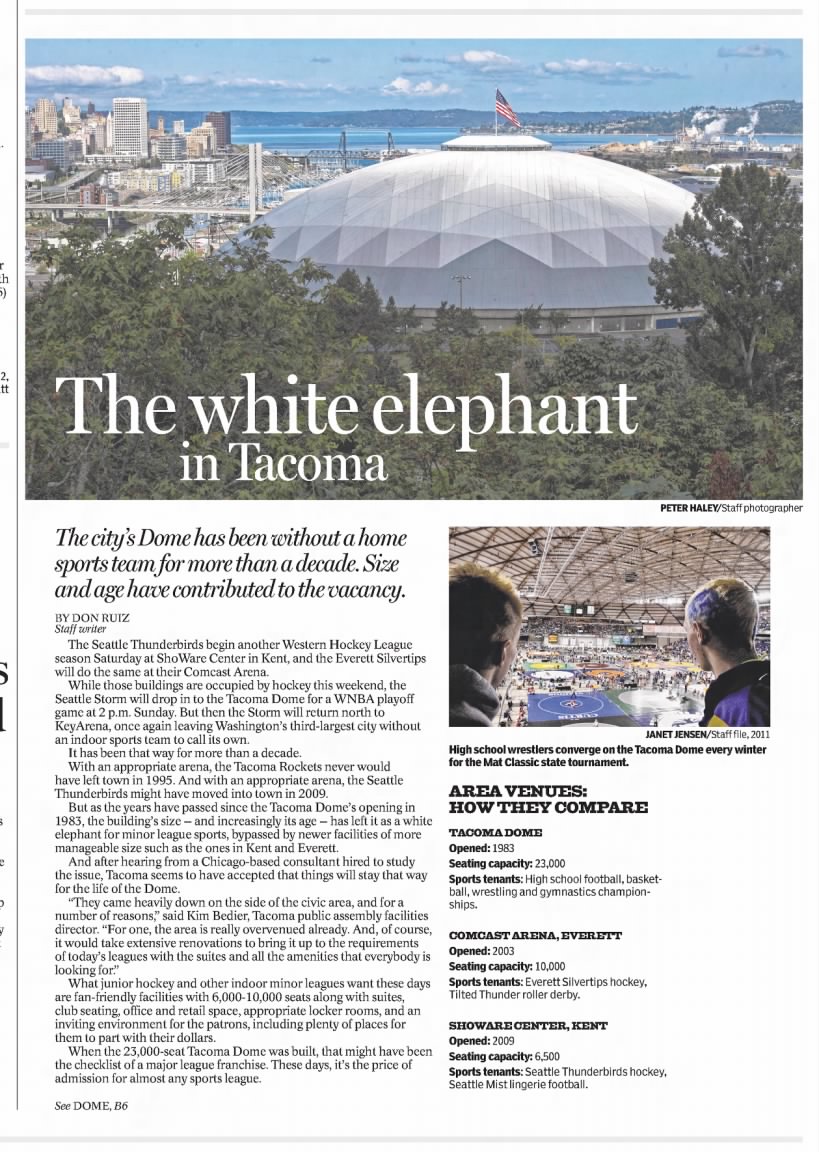 The white elephant in  Tacoma