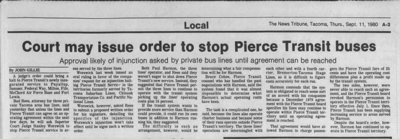 Court may issue order to stop Pierce Transit buses