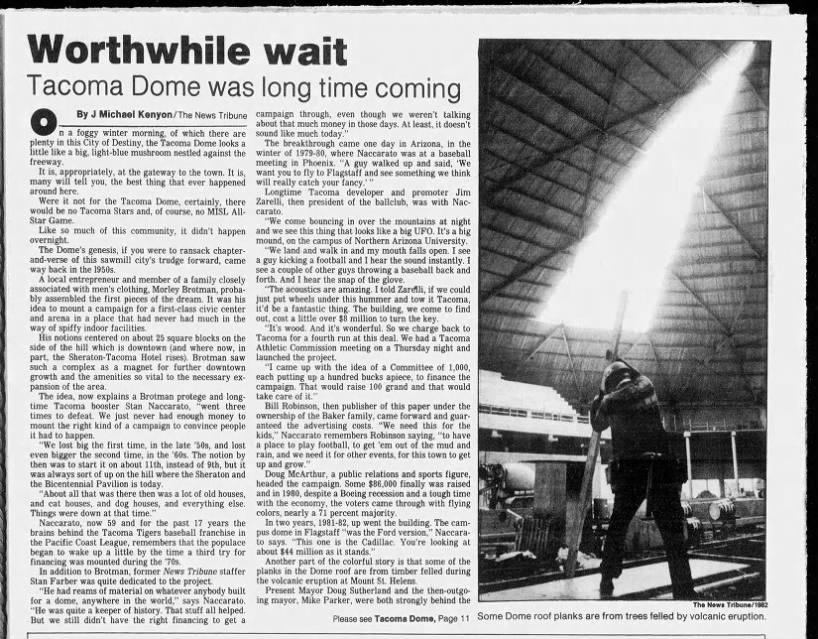 Worthwhile wait: Tacoma Dome was long time coming