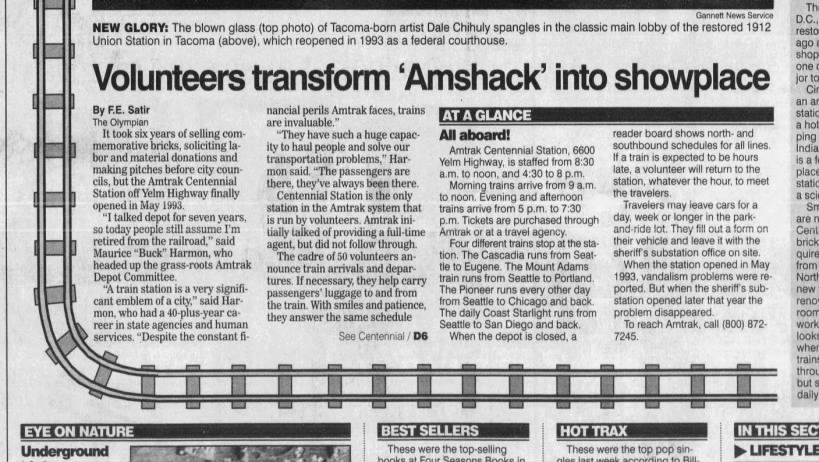 Volunteers transform 'Amshack' into showplace