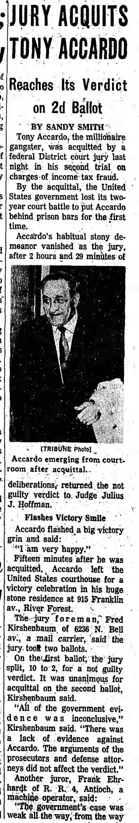 Jury acquits Accardo