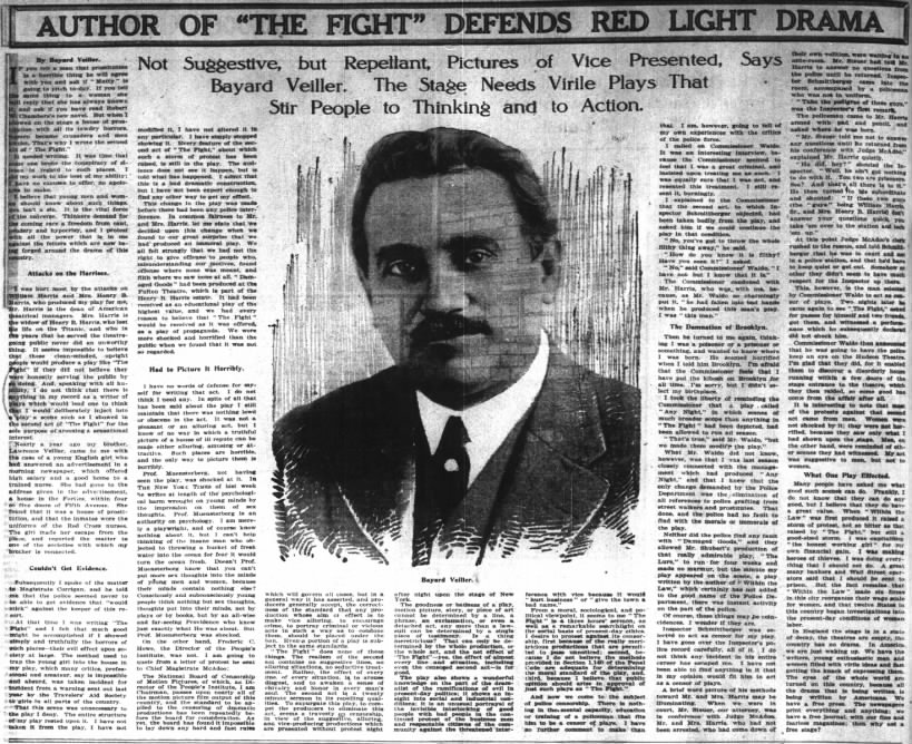 Renee Harris-The Fight-re: brothels 1913