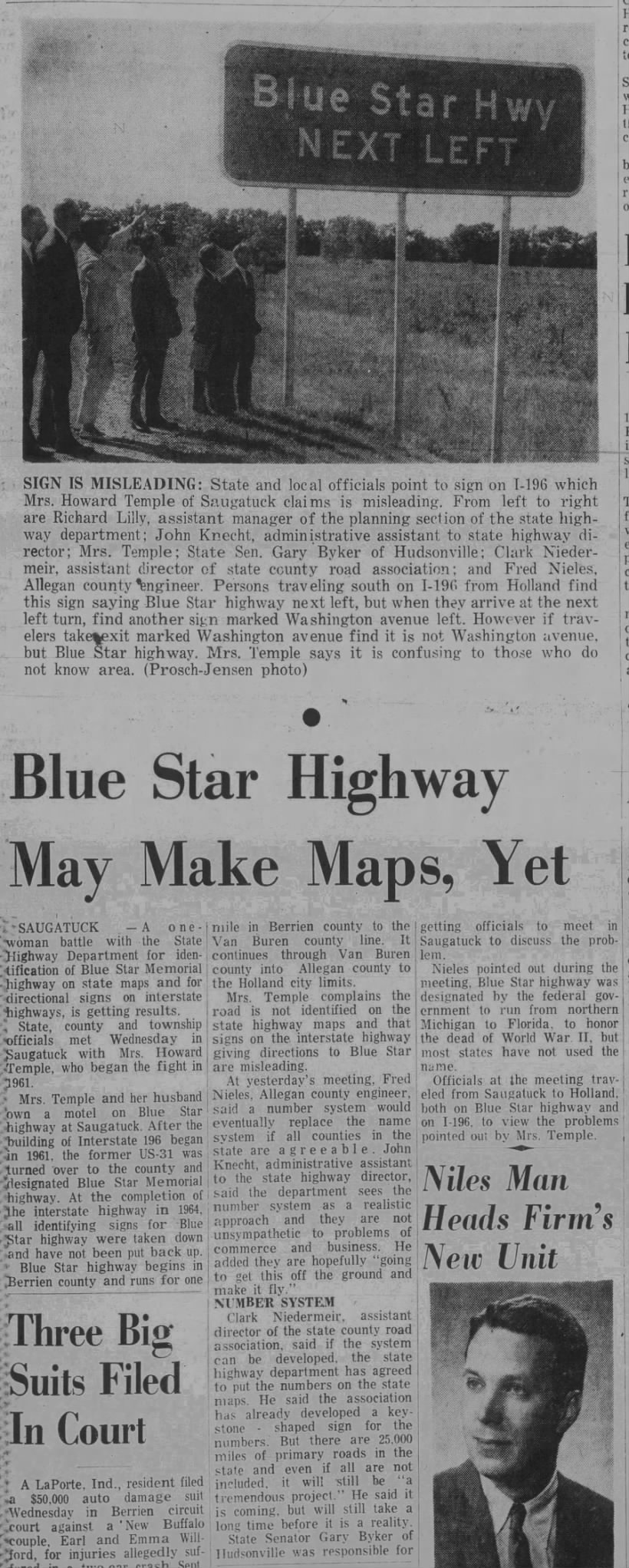 Blue Star Highway May Make Maps, Yet