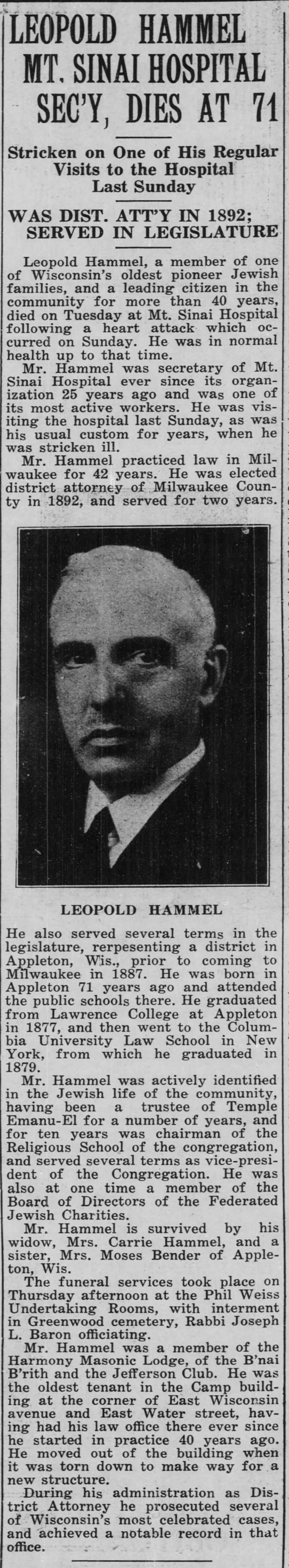 Leopold Hammel (1858-1929)