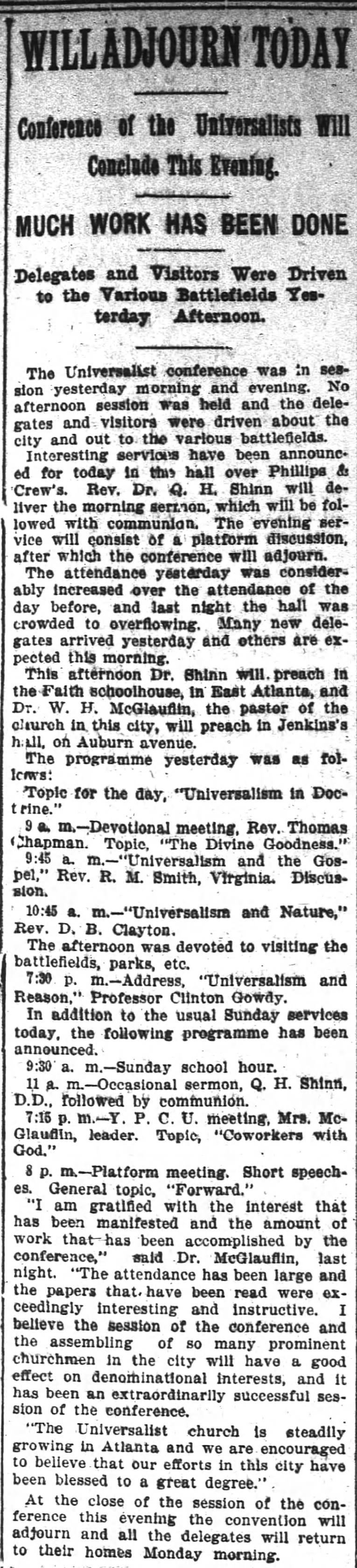 1896.10.25 Universalist Conference Concludes