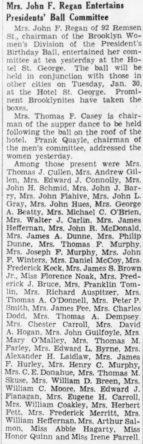 Party with lots of familiar names
Eagle Jan 19, 1934
