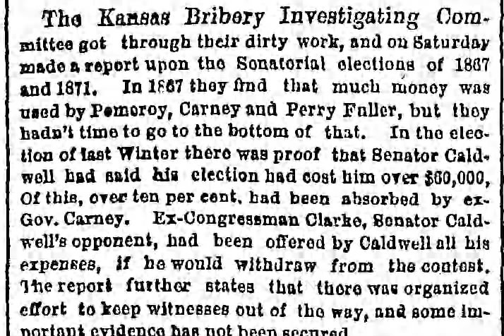 Kansas Bribery Investigation