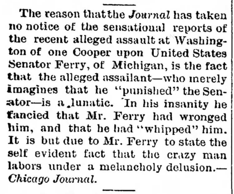 Senator Ferry 1880