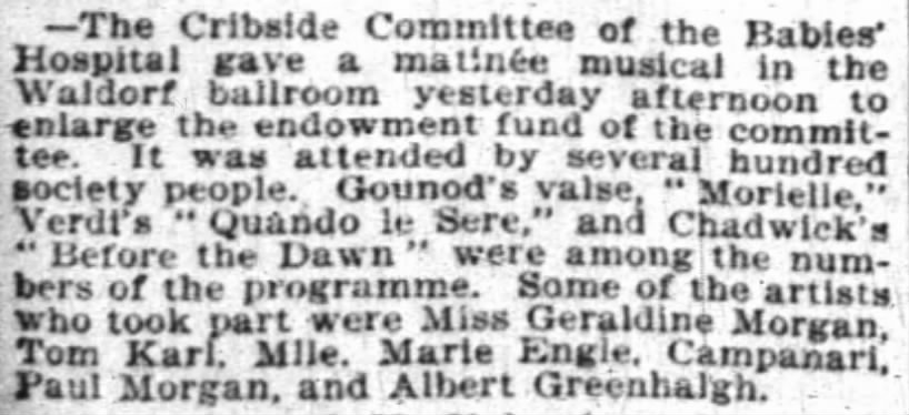 Albert Greenhalgh NY Times Feb 12 1897