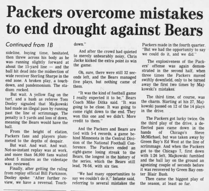 Packers overcome mistakes to end drought against Bears