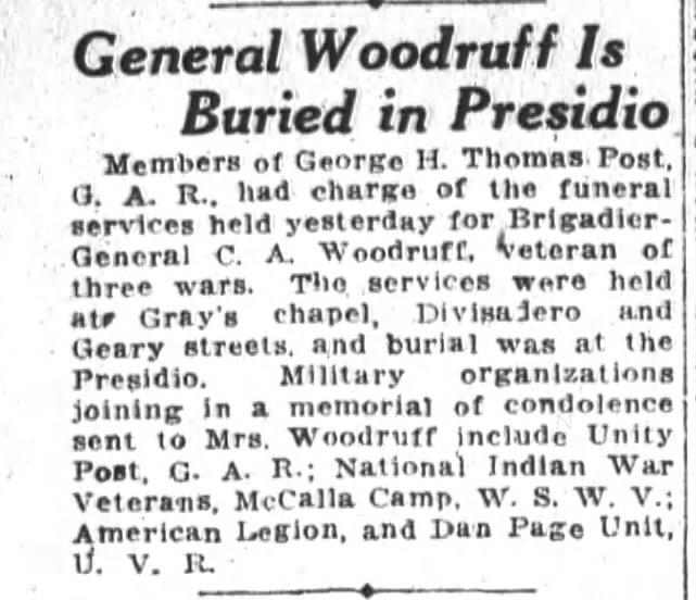 Woodruff Buried