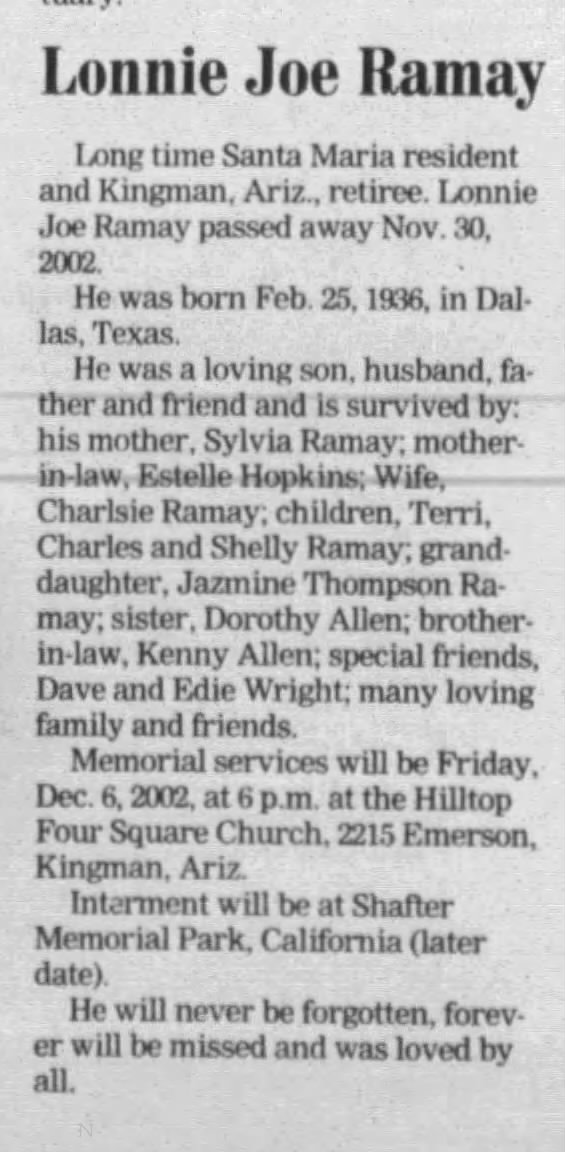 Santa Maria Times (CA) Fri 12/6/2002 p6