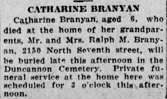 Branyan.Catherine OBIT/attached to tree