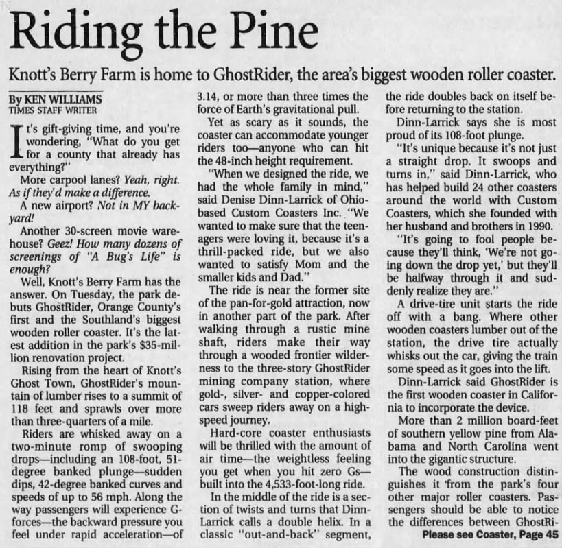 Riding the Pine/Ken Williams