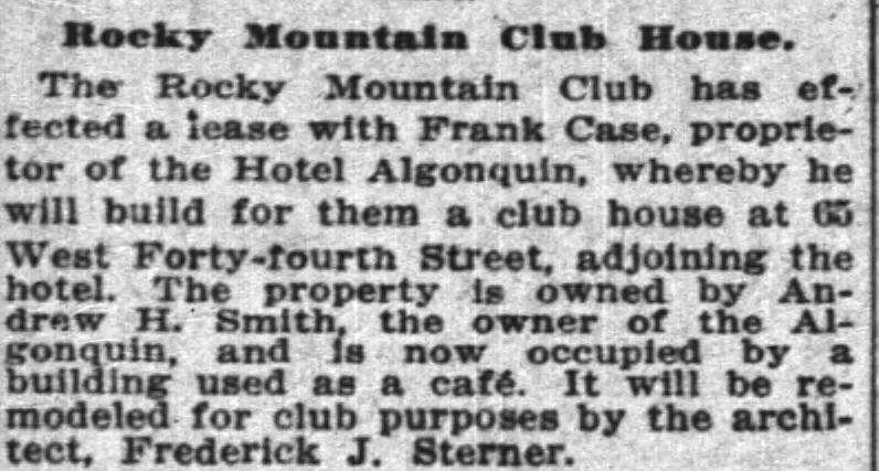 Rocky Mountain Club House