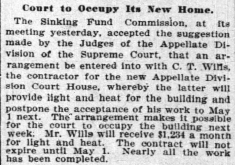 Court to Occupy Its New Home