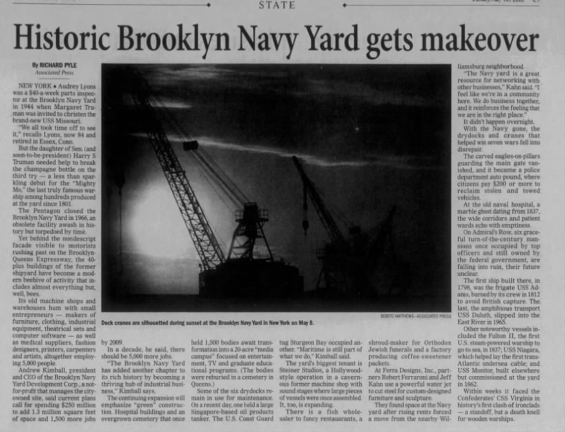 Historic Brooklyn Navy Yard gets makeover