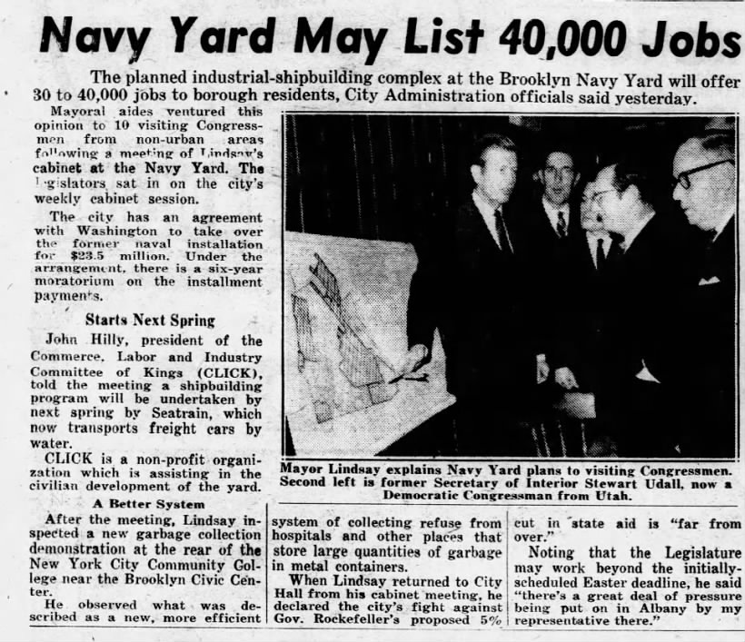 Navy Yard May List 40,000 Jobs