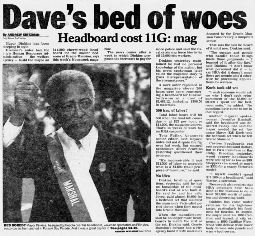 Dave's bed of woes