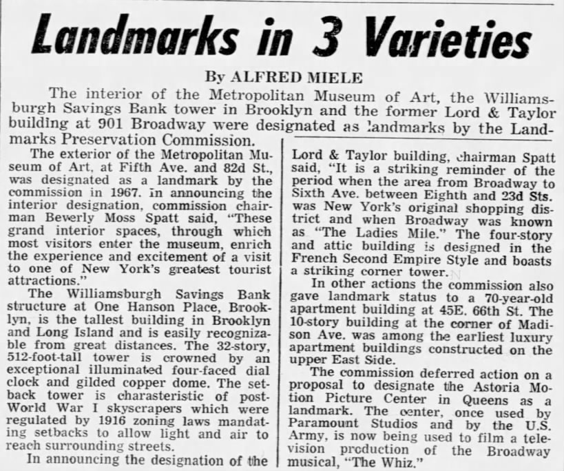 Landmarks in 3 Varieties/Alfred Miele