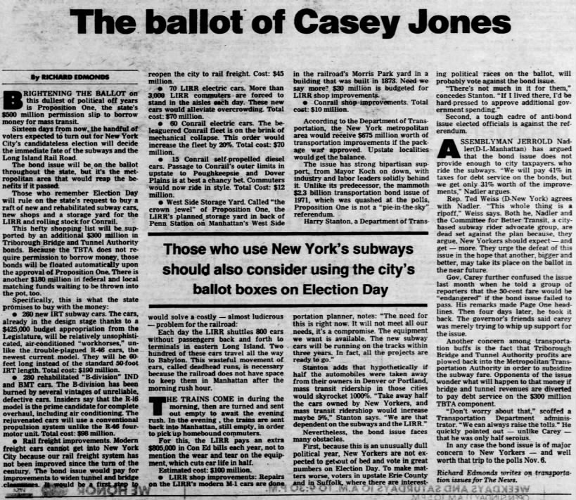 The ballot of Casey Jones