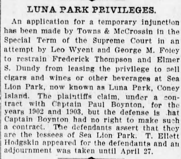 Luna Park Privileges