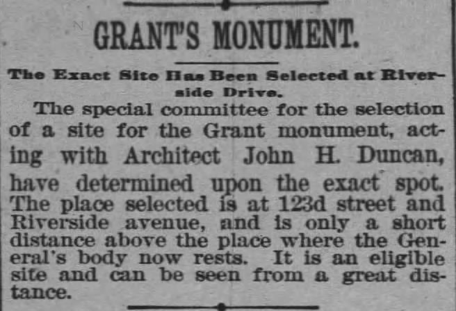 Grant's Monument