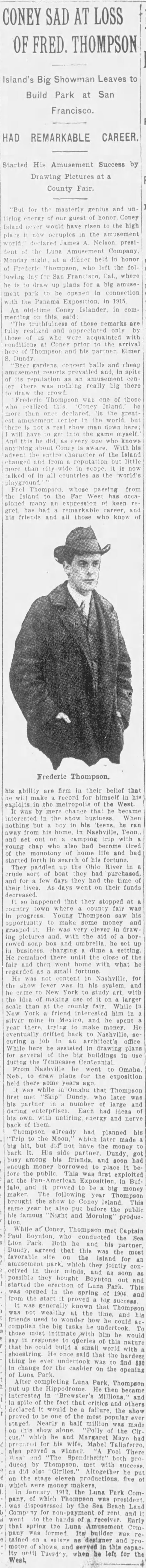 Coney Sad at Loss of Fred. Thompson