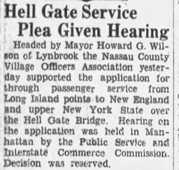 Hell Gate Service Plea Given Hearing