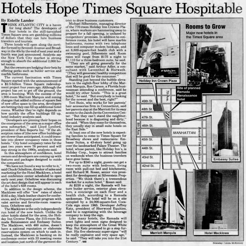 Hotels Hope Times Square Hospitable/Estelle Lander