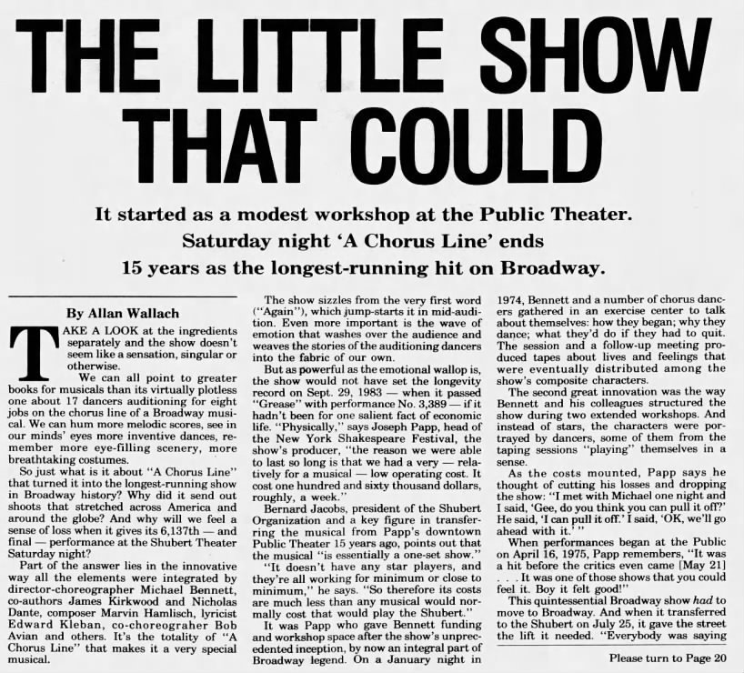 The Little Show That Could/Allan Wallach