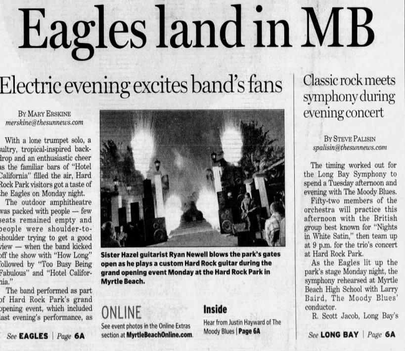 Eagles land in MB/Mary Erskine