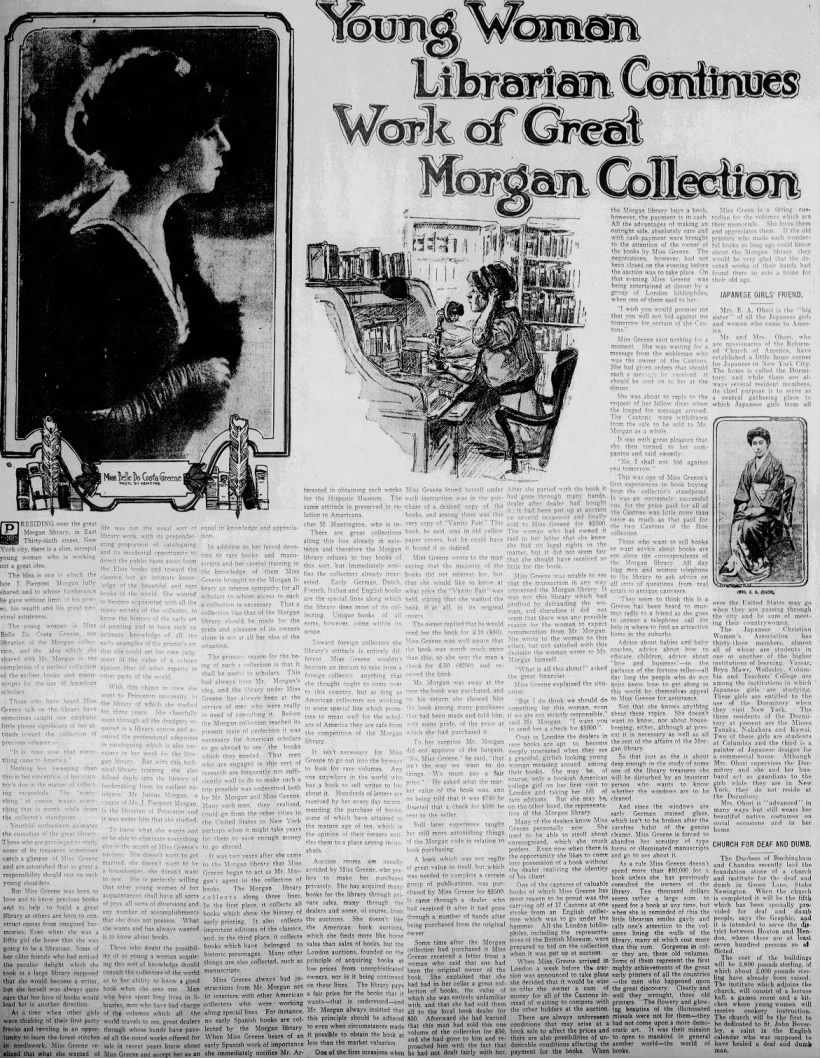 Young Woman Librarian Continues Work of Great Morgan Collection 