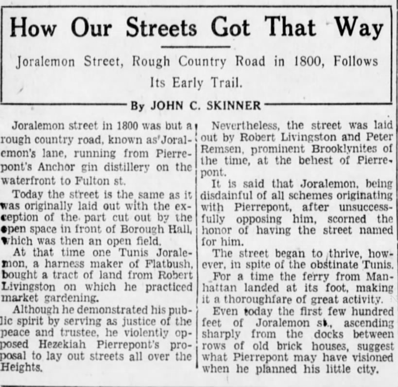 How Our Streets Got That Way - 4/8/29