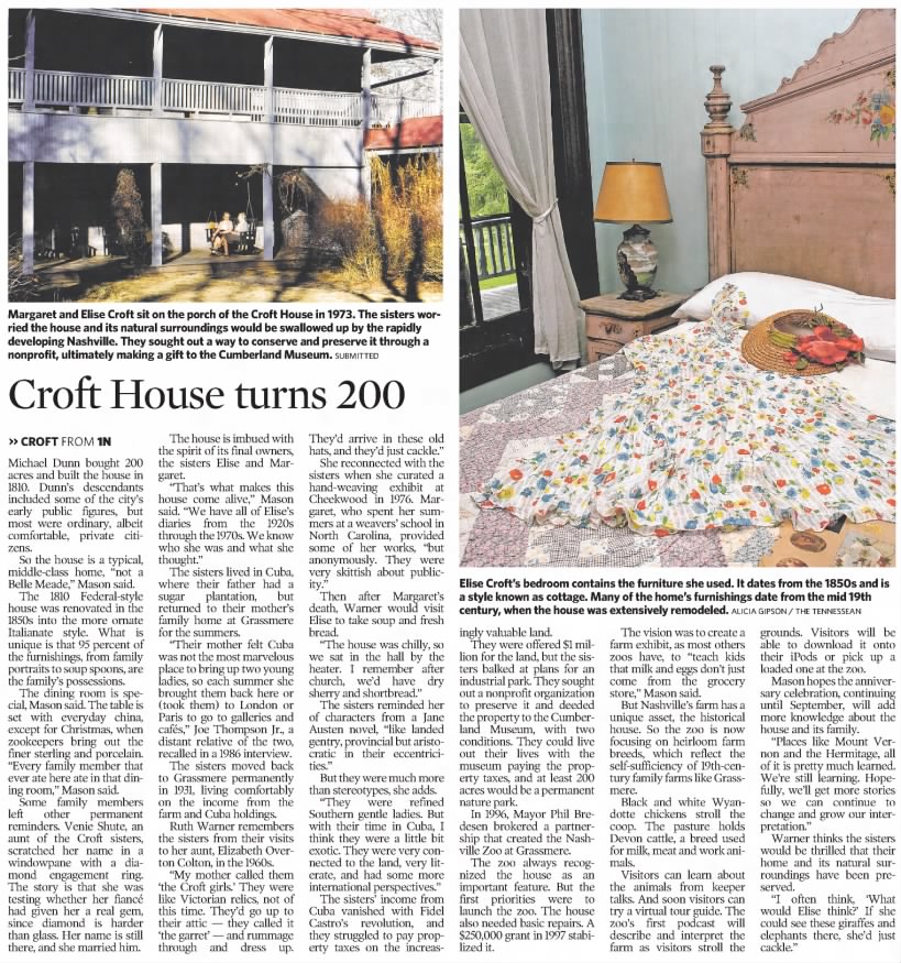 Croft House turns 200