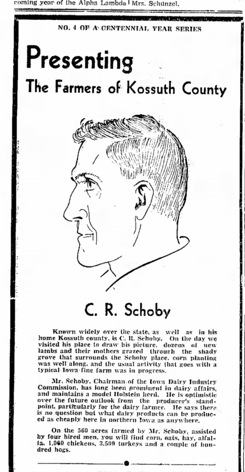 C. R. Schoby
