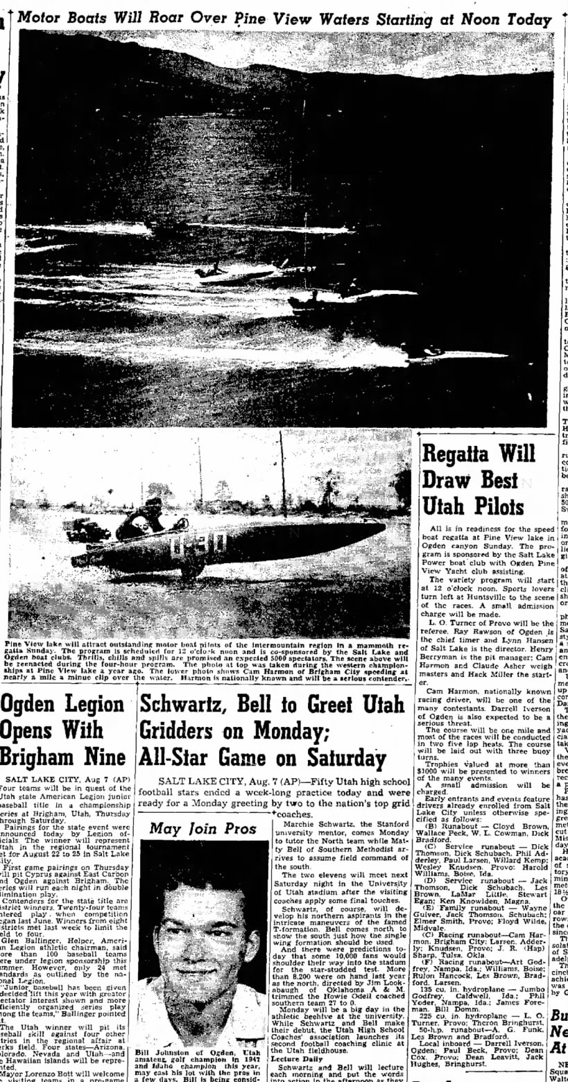 The Ogden Standard Examiner (Ogden, Utah) August 8 1948 page 22